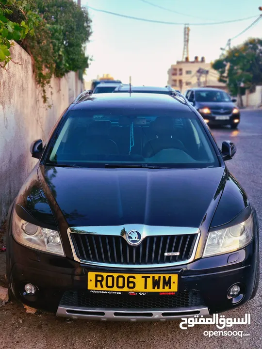 سكودا اوكتافيا رمش تحويل كامل اصلي الى (SCOUT) طقم كامل مستورد مختم بختم شركة Vw skoda