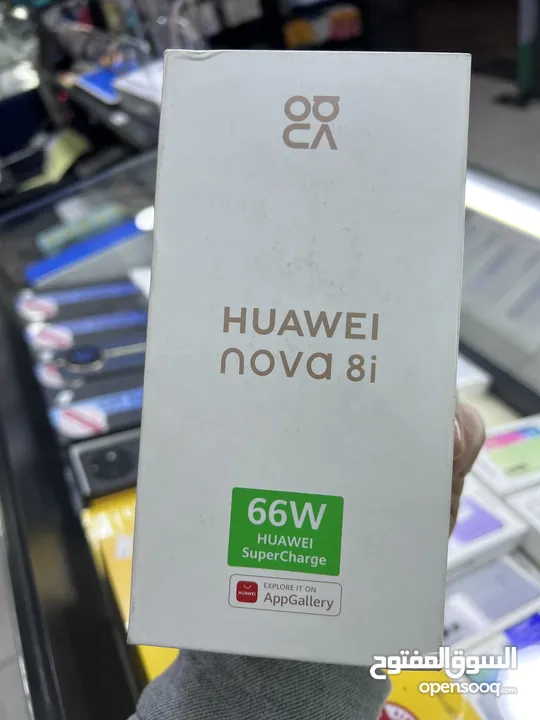هواوي نوفا 8i الذاكرة 128G الرام 8G مستعمل بحالة الوكالة huawei