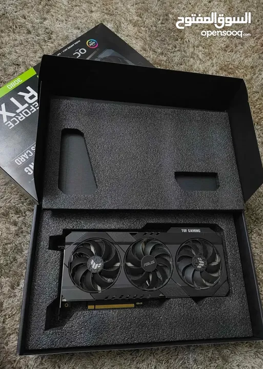كرت شاشة من شركة اسوس عالية الجودة rtx 3080  من اقوى النسخ من كروت نفيديا  نسخة عالية القوة و الجودة