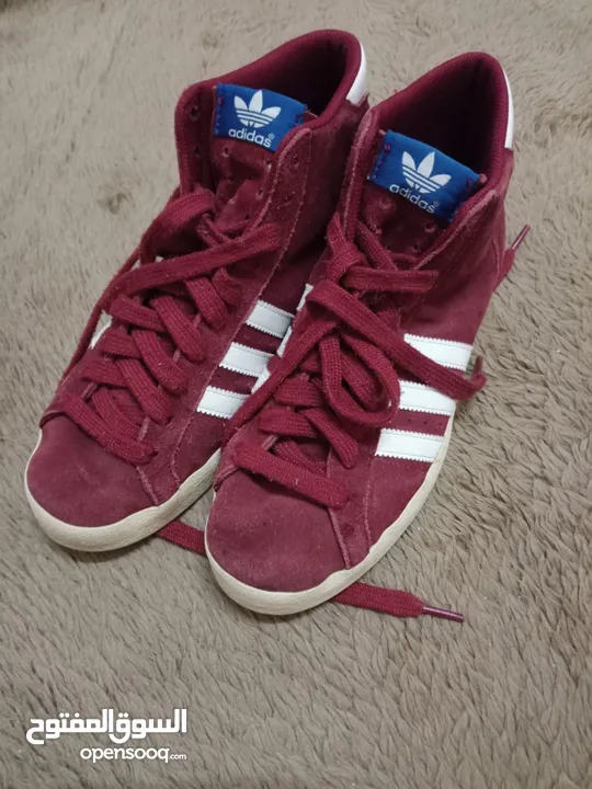 حذاء اديداس اصلي Adidas BASKET PROFI Original   اصلي 100 ٪  مستعمل بحالة ممتازة صنع في إندونيسيا