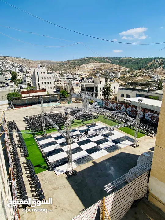 مشروع منصات وخيم وتجهيزات الأفراح