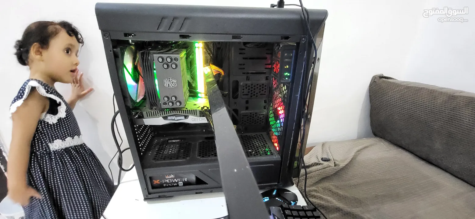 Pc Gaming- بيسي العاب سعر عررطه البيع لدواعي السفر المستعجلل
