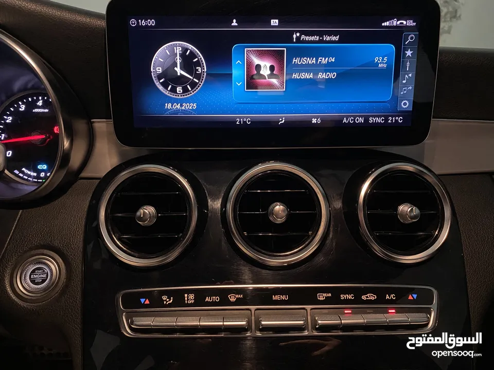 مرسيدس  2019c200 بحالة ممتازة للبيع  AMG kit