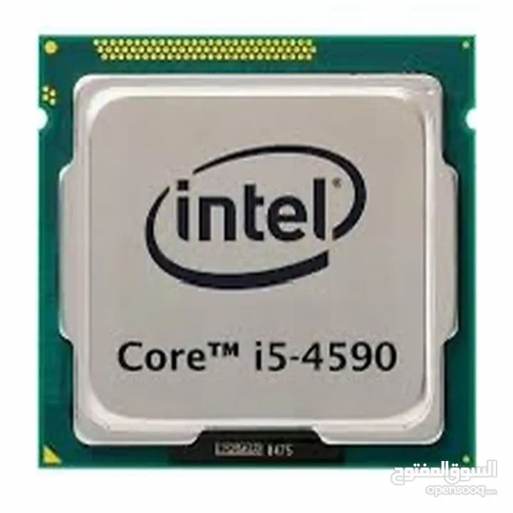 قطع كمبيوتر CPU Intel Core i5 4th Generation - Motherboard B85M GAMING - Ram 8&4 DDR3