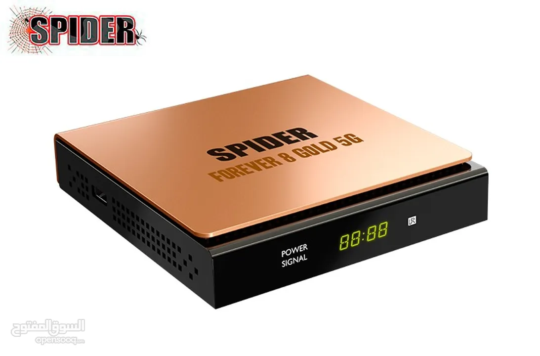Receiver Spider FOREVER 8 GOLD - 5G WiFi New Model رسيفر سبايدر مسلسلات وافلام