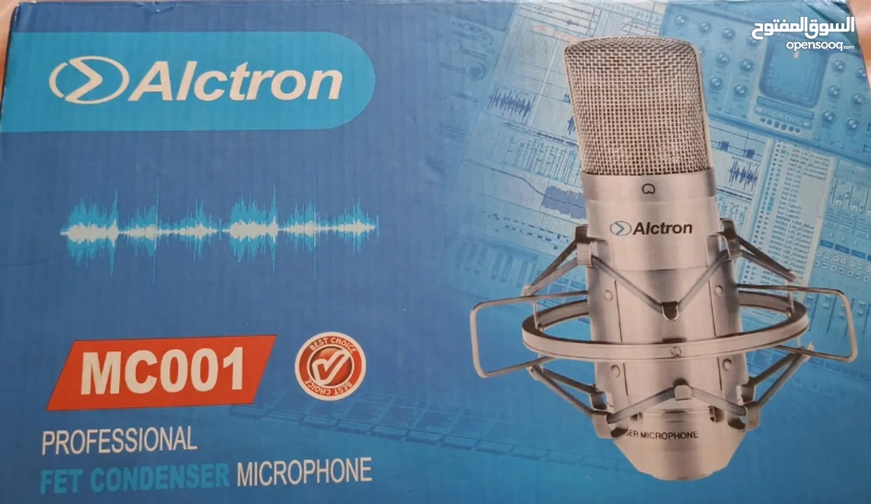 للبيع: مايك احترافي Alctron MC001 – صوت ستوديو بجودة عالية