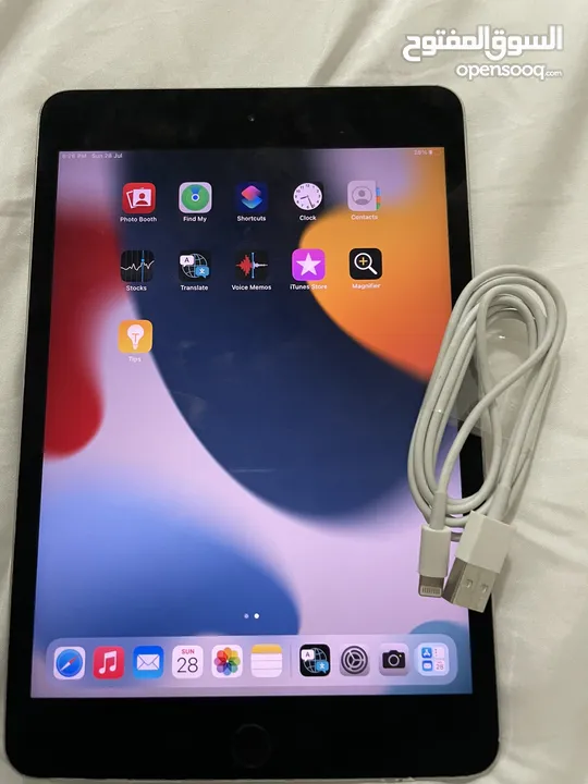 ipad mini 4  يدعم 60 فريم(128GB) حالة ممتازة و بدون اي خدوش قابل لتفاوض