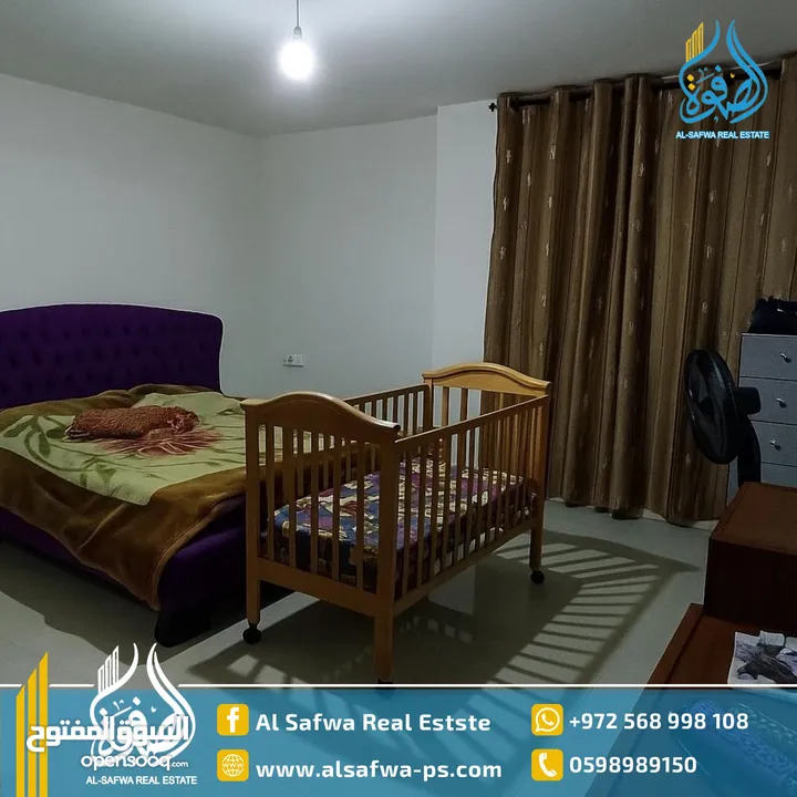 شقه مميزه للبيع باطلاله جميله رام الله قرب الكليه الاهليه