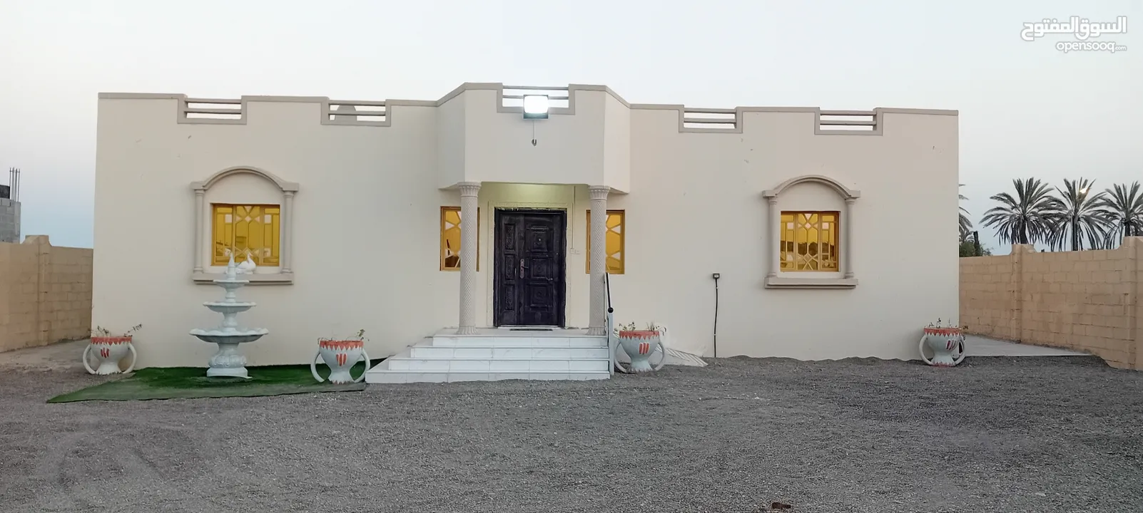 منزل للايجار ولاية صحم منطقة خور الحمام الساحل