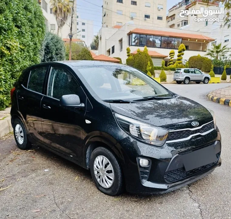 ابتداءا من دفعه اولى 1200 تملك كيا بيكانتو مورننج موديل 2020 لون اسود فحص كامل للبيع كاش او اقساط