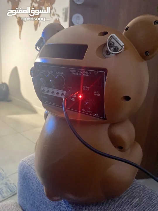 Bluetooth RGB Bear Speaker with charger