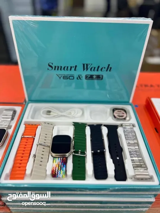 بكج y99 جودة ممتازة جداً 8 احزمة وكفر حماية وساعة ألترا السعر 90 شيكل