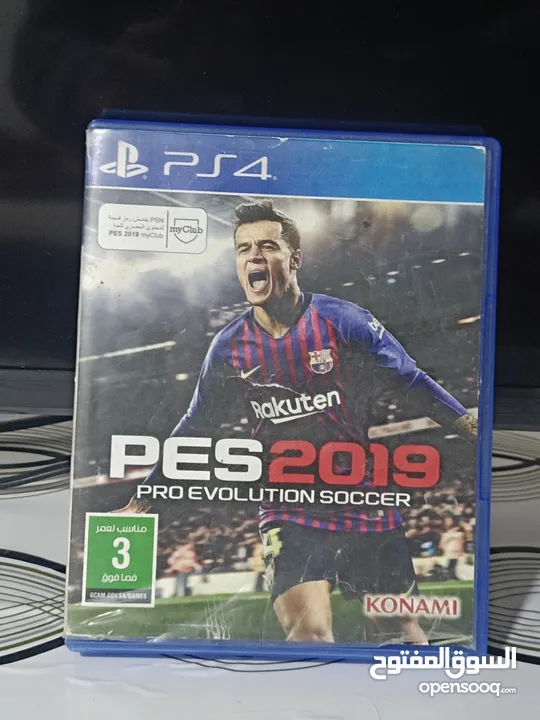 قرص ألعاب فيديو PES 2019 وبسعر مناسب