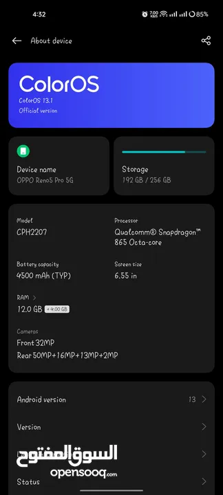 OPPO Reno 5pro 5g