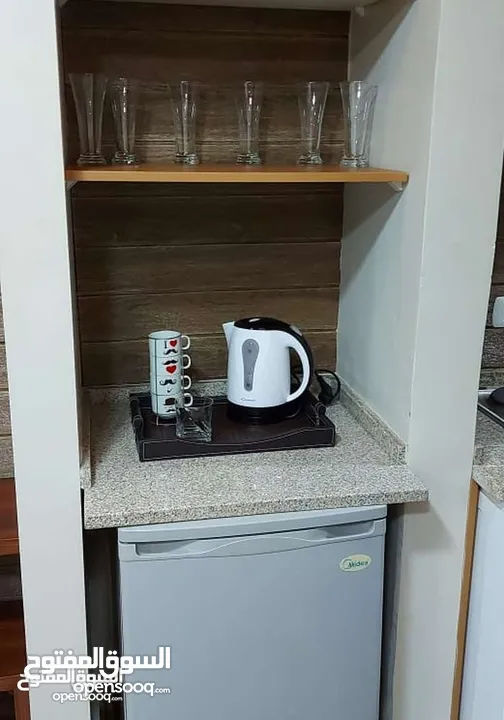 ستوديو مفروش بالكامل للايجار الشهري  Fully furnished studio for monthly rent