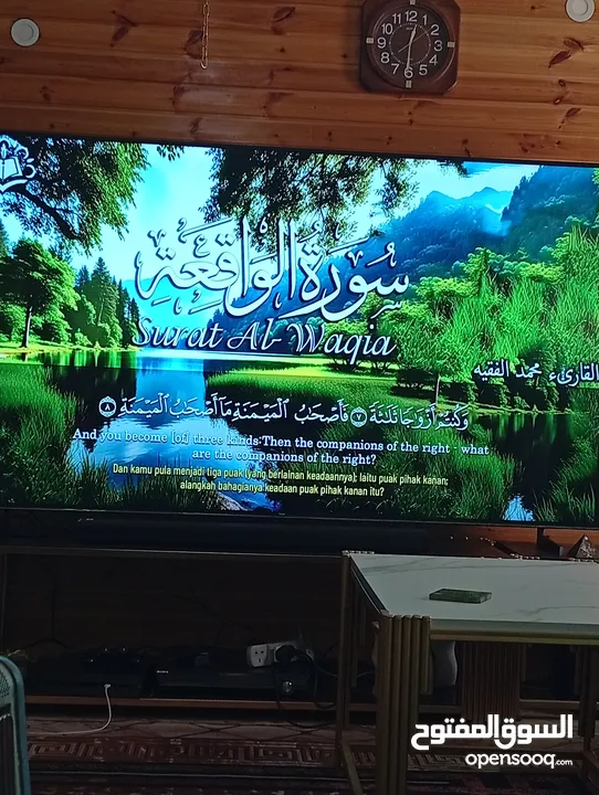 شاشه مجيك 75انش سمارات 4كيه اوامر فل الفل شراء شهر 1 فل سمارت صوت ميوزك ورياضي وتوفير كهرباء