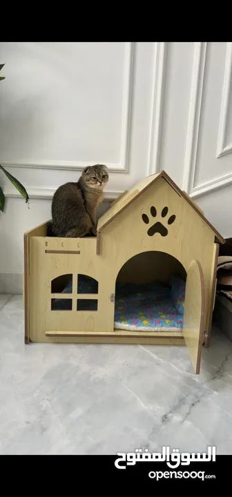 wooden house for cats and small breed dogs...