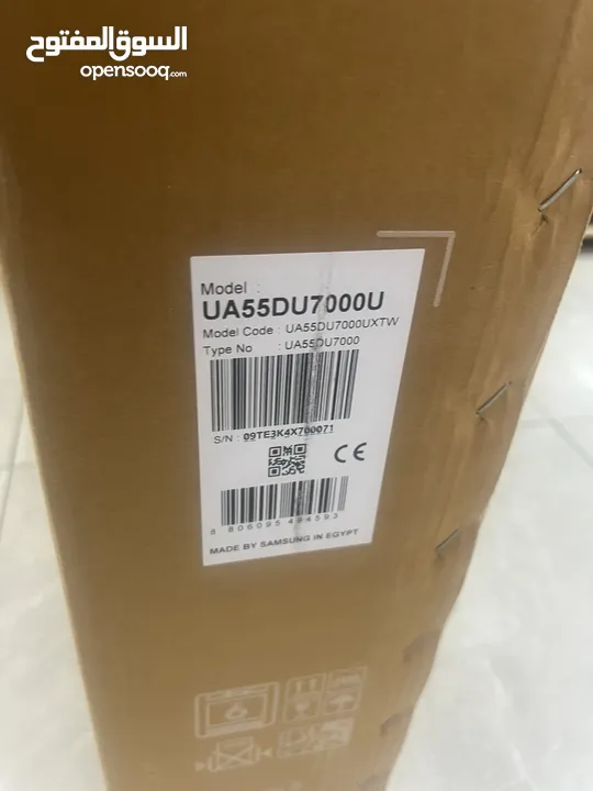 شاشه سامسونج 55 بوصه احدث اصدار 2024 موديل DU7000 عرض لليوم