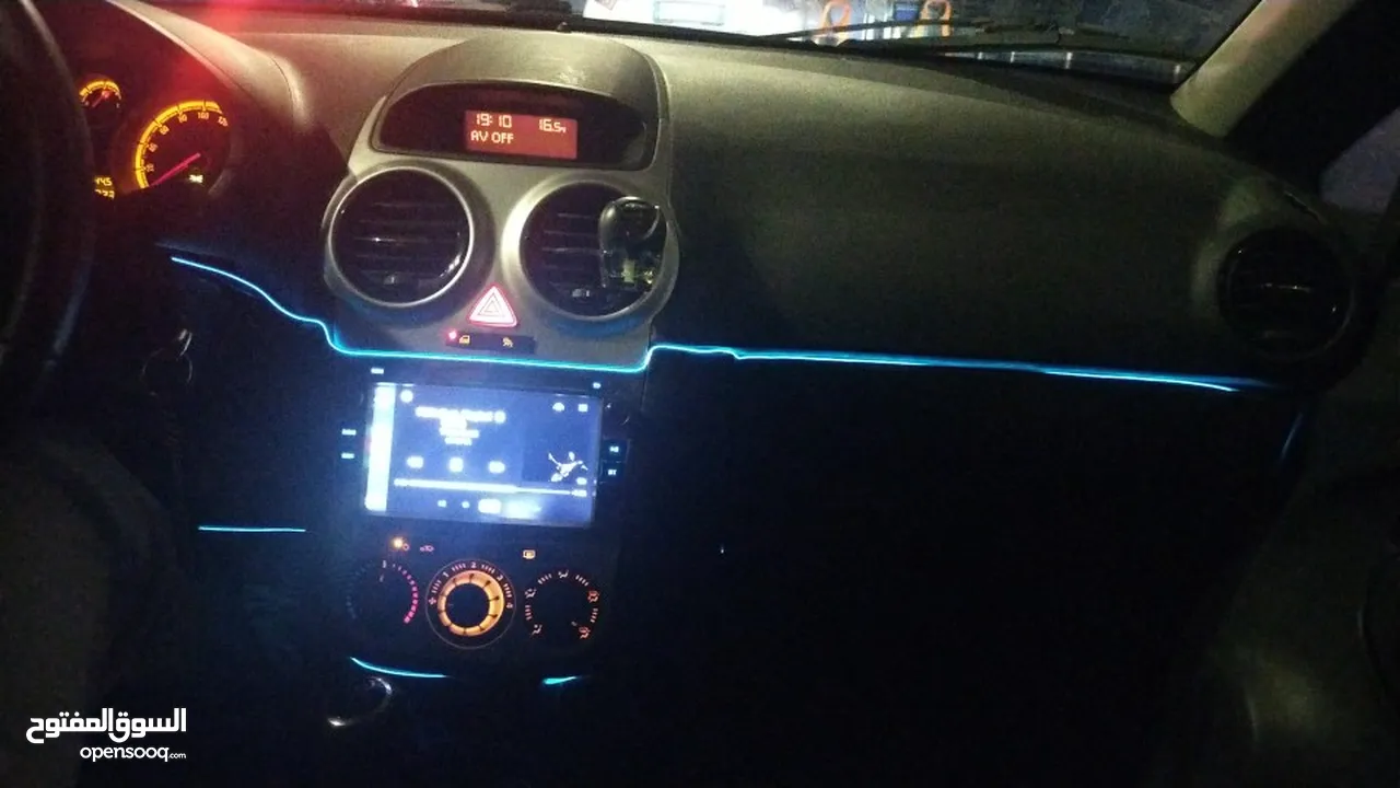 Car interior lights in different colors, 3 meters أضاءات داخليه للسياره باللوان مختلفه ثلاثه متر