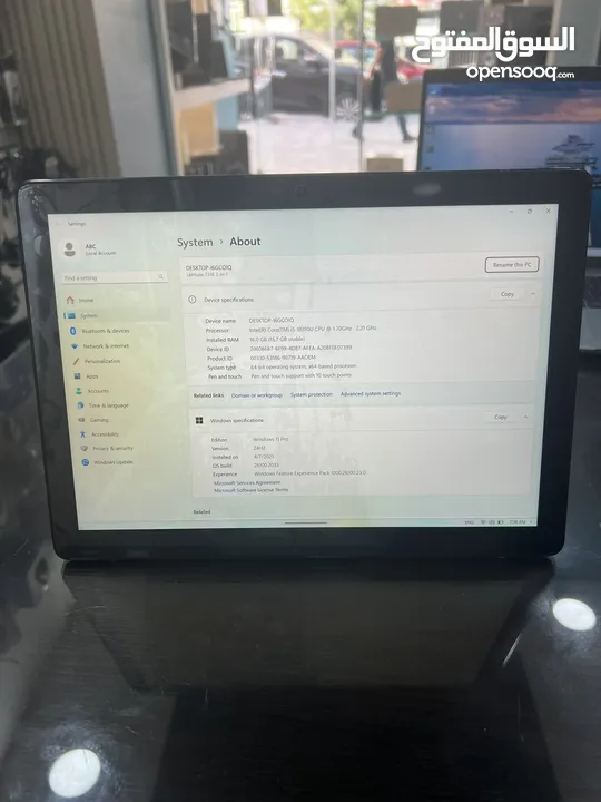 تاب وندوز dell i5 جيل عاشر