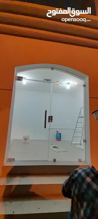 aluminium door windoos shuttet decor glass all aluminium reapair work