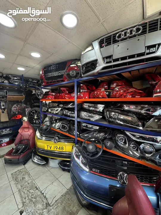 قطع غيار أودي و بورش و جولف Audi