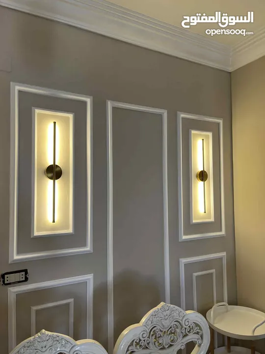 ديكورات جبسومبورد ، وفورسيلنغ ، والواح PVC المقاومة للرطوبة ، ارضيات باركيه خشب ، واجهات ديكورية ،..
