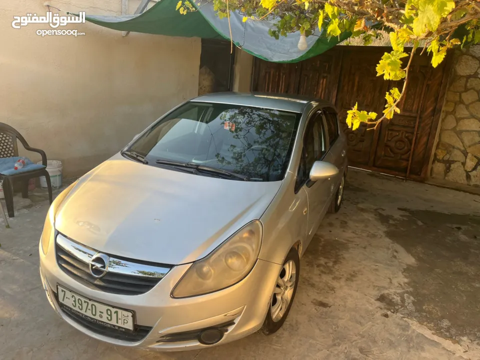 أوبل كورسا 2007 مواصفات ممتازه سعر مميز وممتاز   للبيع المعني يتواصل  على الكاش السعر 23الف شيكل