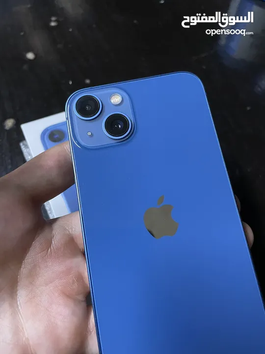 iPhone 13 عادي وكاله مع كرتونه128 جيجا