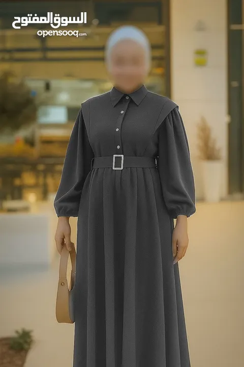 هالمـوديـل حكـايـة وروايـة....  فستـان كُـم بـف دبـل كلـوش فـري سـايـز