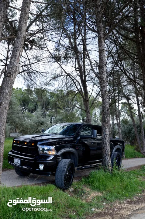 Dodge ram black edition dodge ram 2018   ممشى قليل ( غير قابل للبدل او التقسيط)