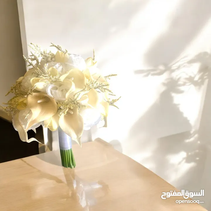 باقة عروس ناعمة وكلاسيكية - جاهزة للتسليم