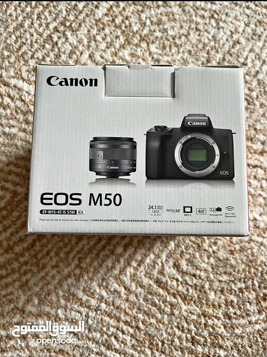 canon m50 with cage and adapter