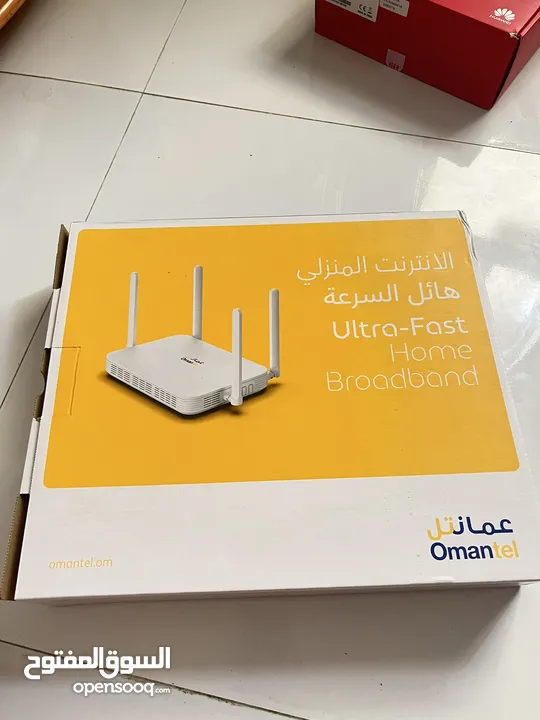 راوتر نت من عمان تل جديد تماما omantel internet router