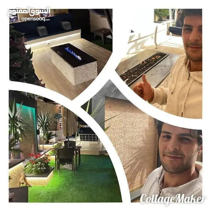 تصميم خارجي شلالات باربكيو