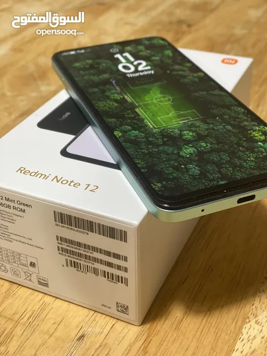 ريدمي نوت  Redmi Note 12 شبه جديد استعمال شهر 1 ممكن