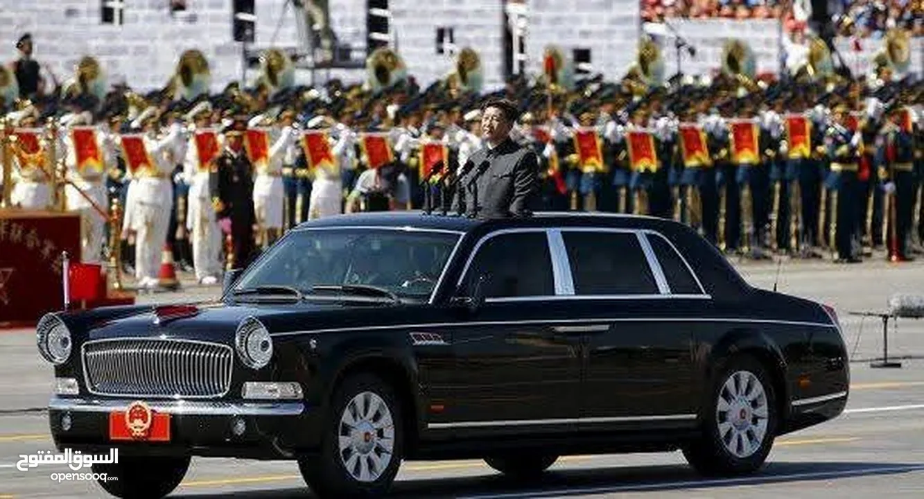 مجسم سيارة الرئيس الصيني حديد قياس 1/24 بتفتح كل الابواب وكاله . 30 دينار