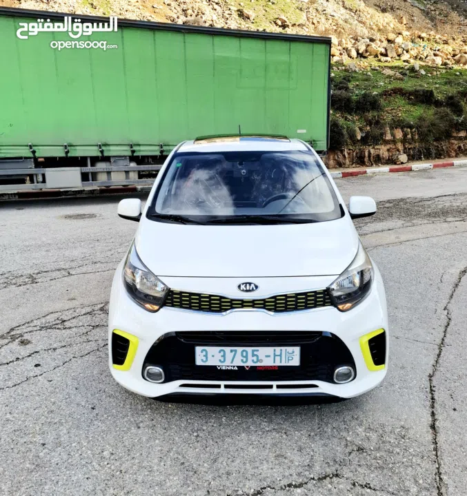 كيا مورنينج 2018 فل اضافات فتحة سقف