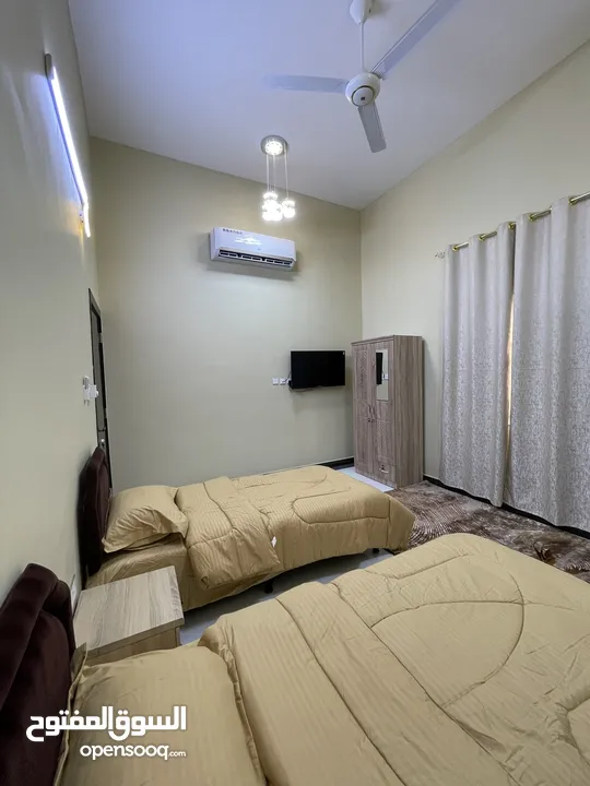 Furnished room behind Al Mabela Nesto (for rent Monthly)