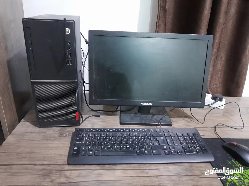 كمبيوتر لينوفو v250  مع شاشة وملحقاته