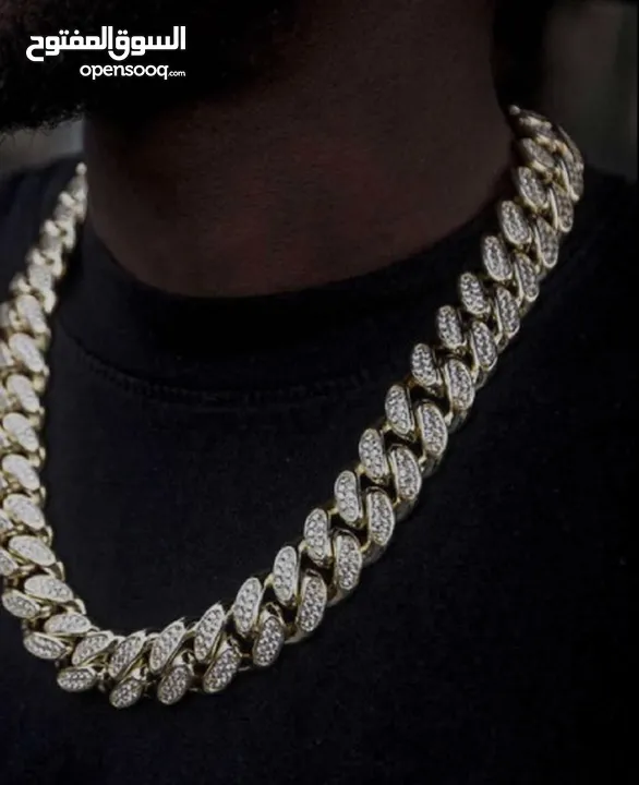 SALE!! Diamond & 92.5% Silver- For Men - Rappers Bling/Ice/Chainz Decked Out Style Gunit, Rock