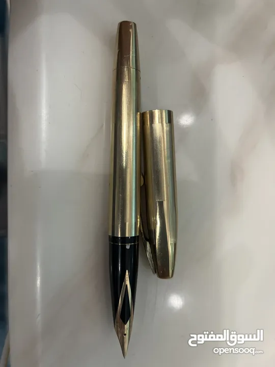 Old autograph made of gold, American sheaffer brand