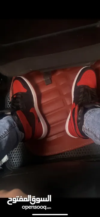 Air Jordan black and red colour way