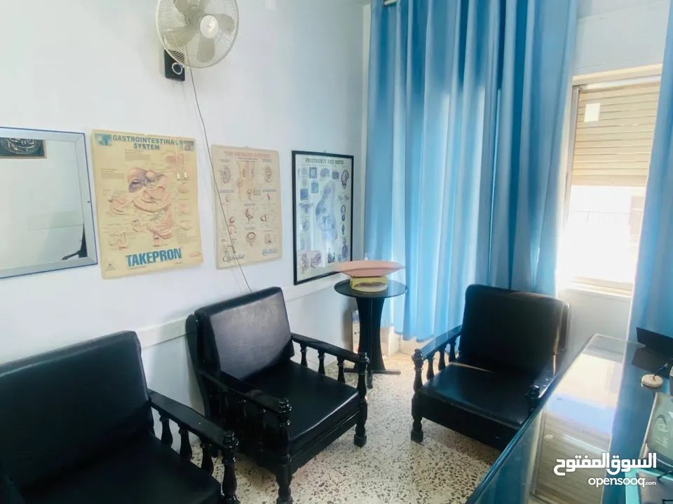 عيادة طب عام مع معداتها للبيع بدون الرخصه