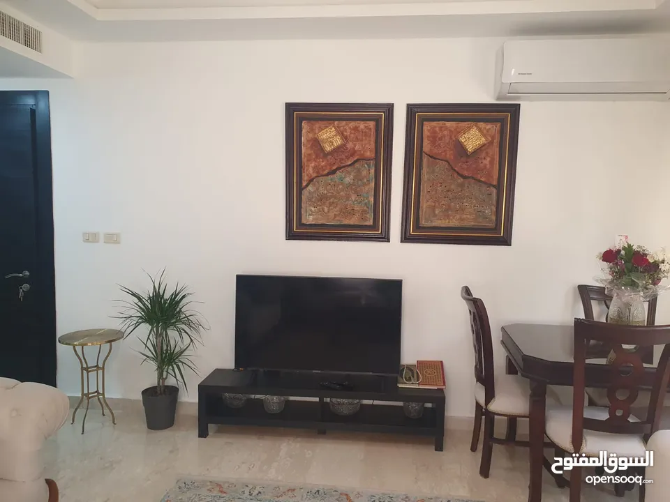 شقة ارضية مفروشة للإيجار السنوي ( Property 37936 )