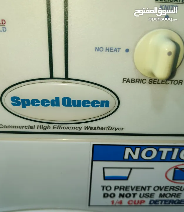 غساله نوع امريكي مع حماصه نوع speedy Queen