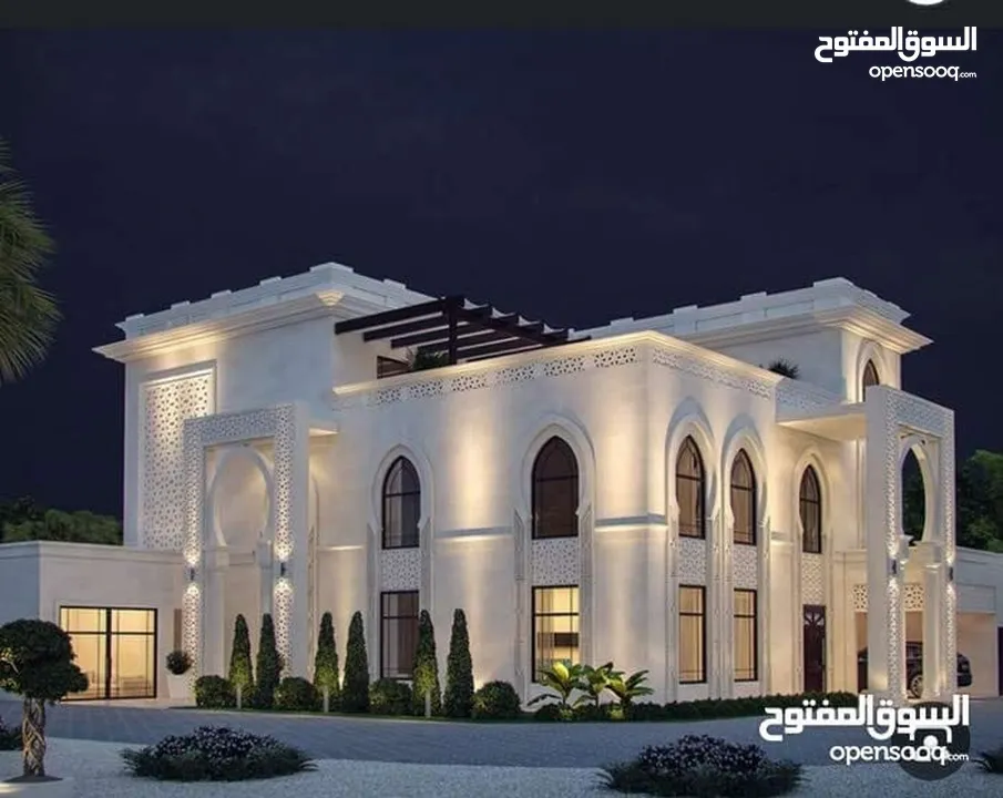 الظهير للنخبه وكبار رجال الاعمال قصر وفلل عدد 2 سكن عائلي لعده عائلات مستقلات فن معماري إطلاله وتميز