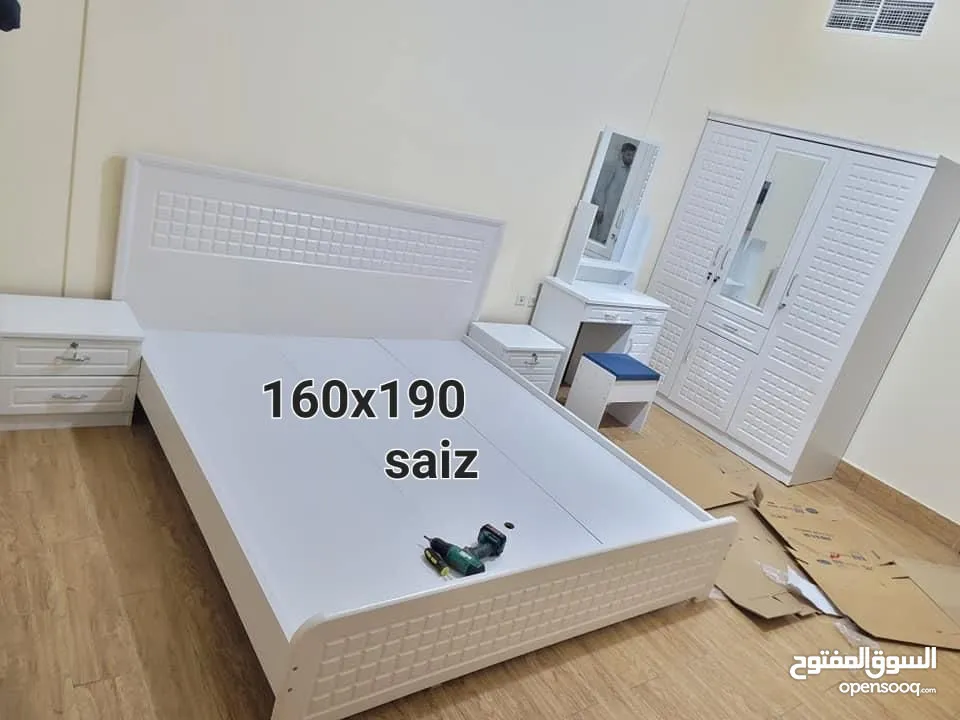 Brand New furniture Bed cabinet sofa Bedroom set available my WhatsApp