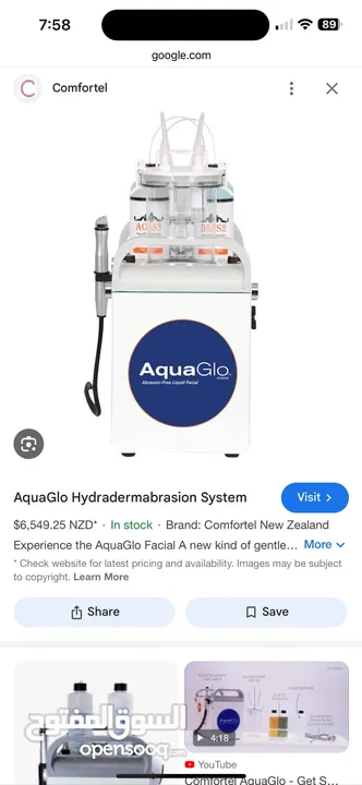 Aqua Glo Facial machine in a good condition