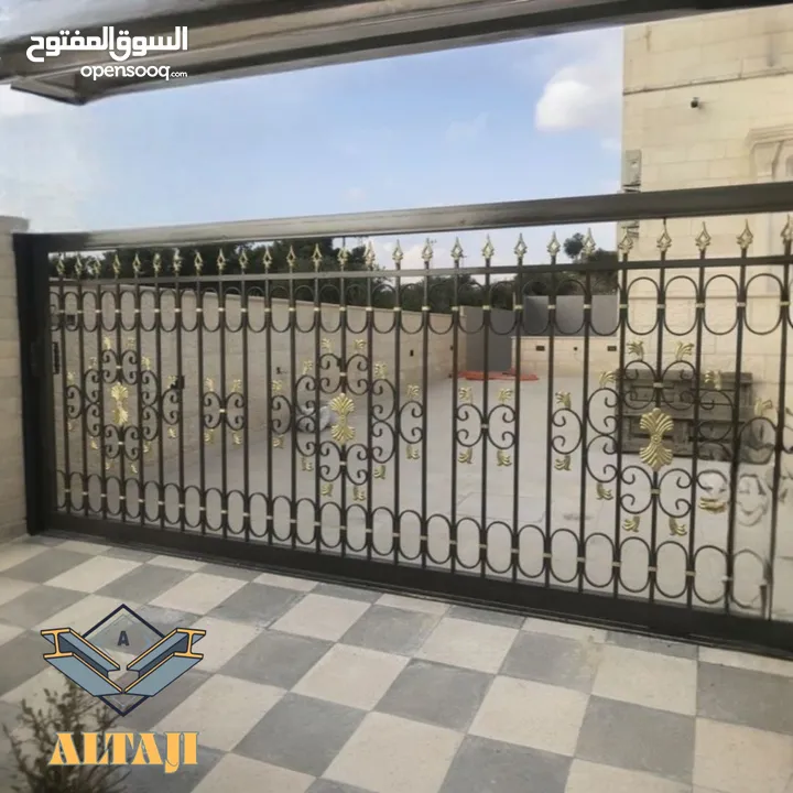 التاجي لجميع أنواع الحدادة والصيانة والدهان بأعلى جودة ومتانة لا تضاهى.